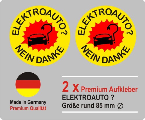 Sticker elektroauto - sticker, ✔