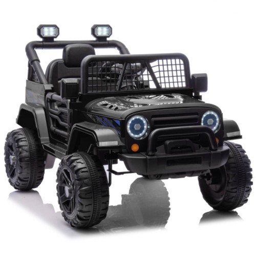 Schwarz kinder elektroauto 12v - schwarz,